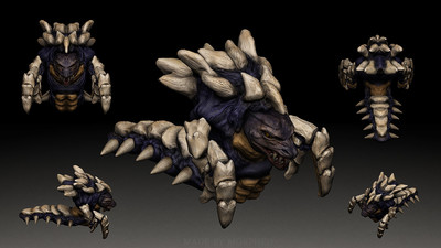 Alien Shock Hydralisk model